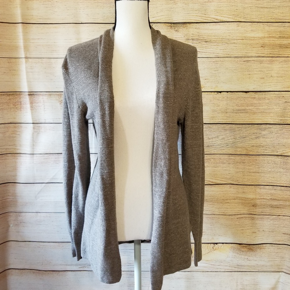 All Saints gray open front cardigan (21-026)